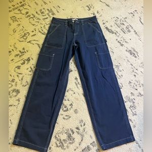 Navy cargo pants